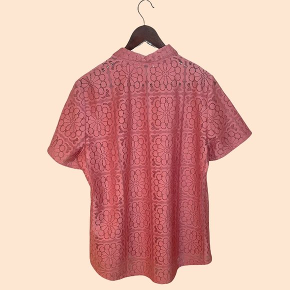 2 for $40 KotonPlus lace button up - Picture 3 of 3